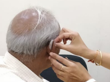 hearing aid trial and fitting